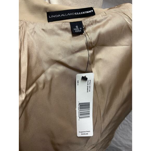 Linda Allard Ellen Tracy Navy Blue Women’s Suit Size 8 Blazer and Matching Pants - Picture 6 of 8